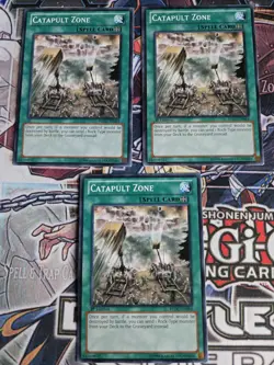 3x Catapult Zone x3 REDU-EN064 Common 2x 1st Edition NM Playset Yugioh - Image 1