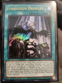 Yu-Gi-Oh! TCG: "Forbidden Droplet" Ultra Rare NM (BLMM-EN171) - Image 1