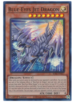 Yugioh! - Blue-Eyes Jet Dragon - RA02-EN017 - Super Rare - 25'TH ANN. - NM/M - Image 1