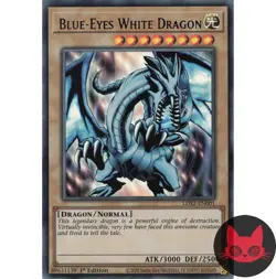 Yugioh Blue-Eyes White Dragon LDS2-EN001 Blue Ultra Rare 1st Edition NM - Image 1