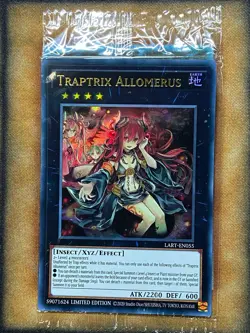 Yugioh Traptrix Allomerus LART-EN055 Ultra Rare Lost Art Promo SEALED - Image 1