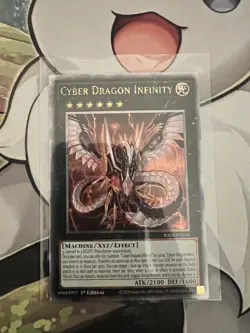 Yu-Gi-Oh! Cyber Dragon Infinity ALT ART NM/M 1st Ed- Quarter Century Stampede - Image 2