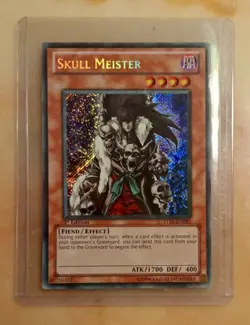 Yu-Gi-Oh Skull Meister 1st Edition Secret Rare STBL-EN081 NM Condition - Image 1