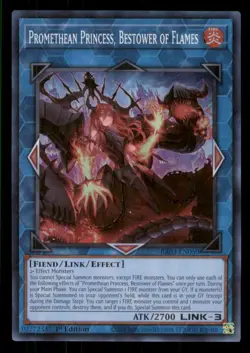 Yugioh Promethean Princess, Bestower of Flames #RA03-EN050 Quarter Bonanza LP - Image 1