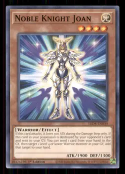 Yugioh Noble Knight Joan #LED8-EN030 NM - Image 1