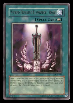 Yugioh Wicked-Breaking Flamberge - Baou #DCR-035 Dark Crisis LP - Image 1