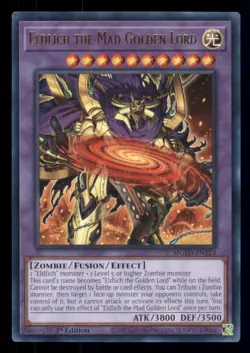 Yugioh Eldlich the Mad Golden Lord #MGED-EN123 Maximum Gold: El Dorado LP - Image 1