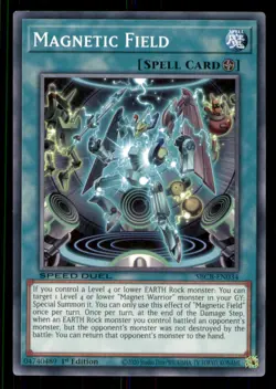 Yugioh Magnetic Field #SBCB-EN034 Speed Duel: Battle City Box LP - Image 1