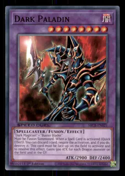 Yugioh Dark Paladin #SBCB-EN021 Speed Duel: Battle City Box LP - Image 1