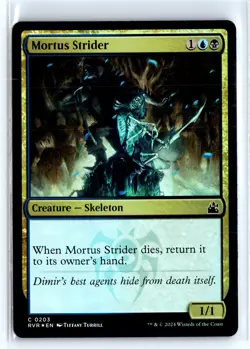 FOIL Mortus Strider Ravnica Remastered Common - MTG Magic the Gathering Card - Image 1