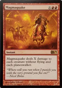 140/249 MAGMAQUAKE RARE CORE SET 2013 MTG CARD - Image 1