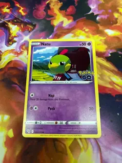 Natu 032/078 Pokemon GO Regular NM-Mint Pokemon Card TCG - Image 1