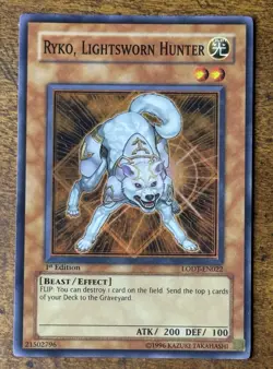 YuGiOh Ryko Lightsworn Hunter 1st Ed. LODT-EN022 Light of Destruction 3 Card NM - Image 4