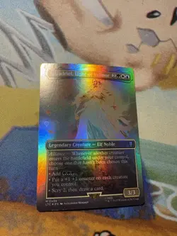 Galadriel, Light of Valinor Foil Borderless Card Magic the Gathering - Image 1