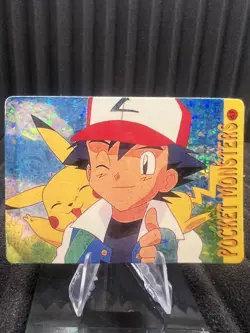 Vintage Pocket Monsters Vending Holo Prism - Bandai Nintendo 1999 Pokemon Card - Image 1