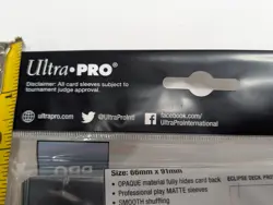 100 PRO-MATTE ECLIPSE DECK PROTECTOR CARD SLEEVES ULTRA PRO STANDARD SIZE - Image 3