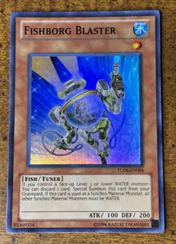 Yu-Gi-Oh TCG Fishborg Blaster TU06-EN004 Card from Turbo Pack NM - Image 1