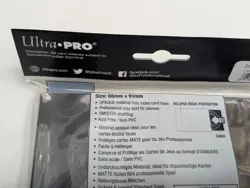 100 PRO-MATTE ECLIPSE WHITE DECK PROTECTOR CARD SLEEVES ULTRA PRO STANDARD SIZE - Image 5