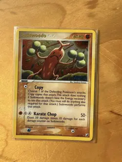 Sudowoodo Rare Reverse Stamped Holo Pokemon Card 15/115 - Unseen Forces NM- - Image 1
