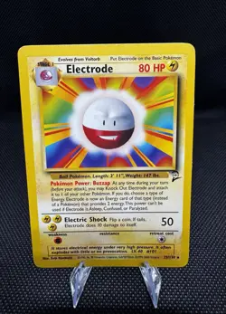 Electrode Pokemon Card 25/130. 80 HP year 1999-2000 Wizards USED stage 1 - Image 1
