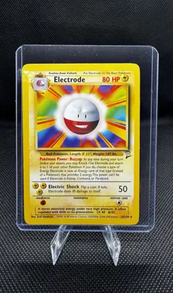 Electrode Pokemon Card 25/130. 80 HP year 1999-2000 Wizards USED stage 1 - Image 3