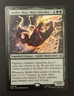 Spider-Man, Miles Morales MTG 18, Magic the Gathering - Image 1