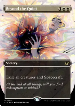 Beyond the Quiet (Borderless) Non-Foil Edge of Eternities 303 NM MTG - Image 1