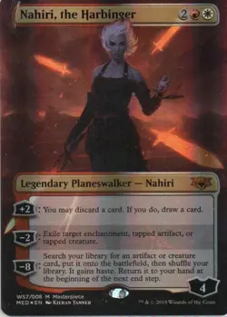 MTG: War of the Spark: Mythic Edition: Foil Nahiri, the Harbinger: LP Condition - Image 1