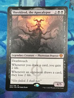 MTG SHEOLDRED, THE APOCALYPSE FROM DOMINARIA UNITED REGULAR #107 - Image 1