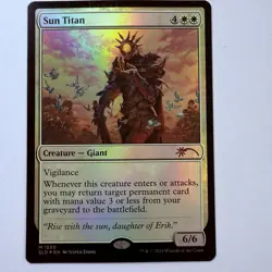 Magic The Gathering Mtg Foil Sun Titan Jesper Ejsing Secret Lair Near Mint - Image 1