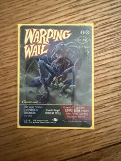 Warping Wail - Movie Poster - Edge of Eternities Special Guests - NM - MTG - Image 1