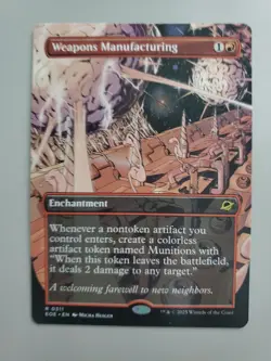 MTG Weapons Manufacturing Edge of Eternities Borderless Rare - Image 1