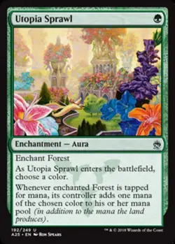 MTG Utopia Sprawl, NM-Mint, English Masters 25 - Image 1