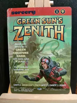 Green Sun's Zenith - Movie Poster - Edge of Eternities Special Guests - NM - MTG - Image 1