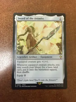 DDcards 🇨🇦 Mtg Magic Final Fantasy Commander Sword Of The Animist - Image 1