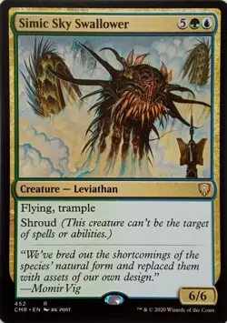 452 SIMIC SKY SWALLOWER RARE COMMANDER LEGENDS MTG CARD - Image 1