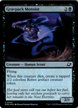 Gravpack Monoist Foil Edge of Eternities 104 NM MTG - Image 1
