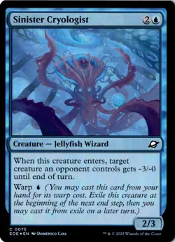 Sinister Cryologist Foil Edge of Eternities 75 NM MTG - Image 1