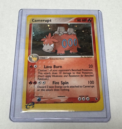 Camerupt 4/109 EX Ruby & Sapphire Cosmos Holo Rare Pokemon TCG 2003 LP - Image 1