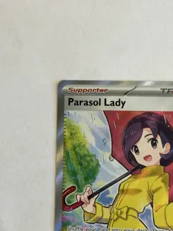 2023 Pokemon SV Paradox Rift Parasol Lady #238/182 - Image 3