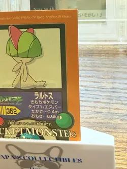 Pokemon Kids Seal Sticker Ralts 352 Bandai Japanese 2004 Very Rare NM - Image 3