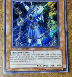 Thunder King Rai-Oh YG02-EN001 YuGiOh GX Manga Promo Card NM - Image 3