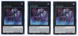 Yugioh Crimson Knight Vampire Bram Ultra Rare GFP2-EN138 x3 Near Mint 1st Ed - Image 1
