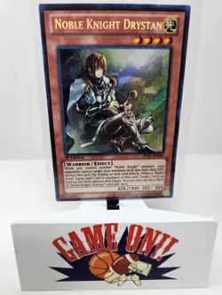 YuGiOh Noble Knight Drystan JOTL-EN084 1st Edition Secret Rare LP - Image 1