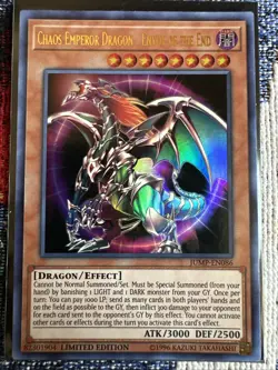 Yugioh Chaos Emperor Dragon - Envoy of the End JUMP-EN086 Ultra Rare NM - Image 1