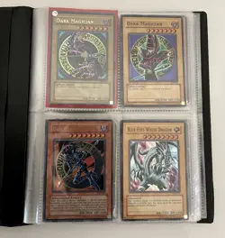 Yugioh Vintage 4 Foil/40 Card Binder Lot Dark Magician Blue-Eyes White Dragon - Image 3