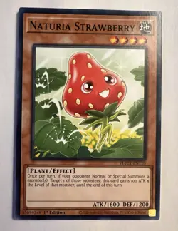 Naturia Strawberry - HAC1-EN110 Yugioh Hidden Arsenal - 1st Edition - Near Mint - Image 1
