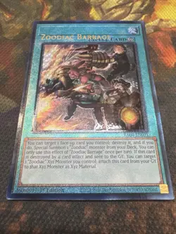 YUGIOH zoodiac barrage RA04-en091 Misprint Name Shift 1st Edition Near Mint - Image 1