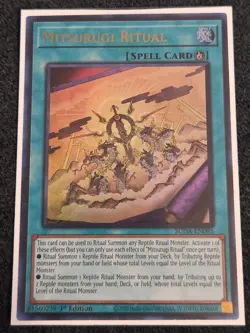 Yugioh Mitsurugi Ritual SUDA-EN095 Ultra Rare 1st Edition NM - Image 1
