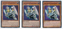 3x Yugioh Valkyrion The Magna Warrior YGLD-ENB01 ULTRA RARE LP 1ST ED PLAYSET - Image 1